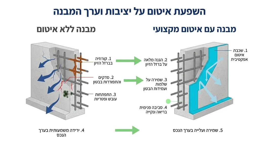 נוצר על ידי מודל בינה מלאכותית Gemini Pro מבנה מוגן מפני חדירת מים