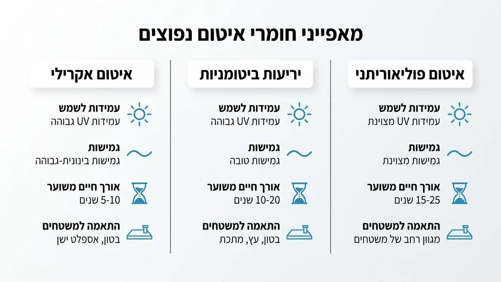 חומרי הלבנת גגות וציוד צביעה מקצועי